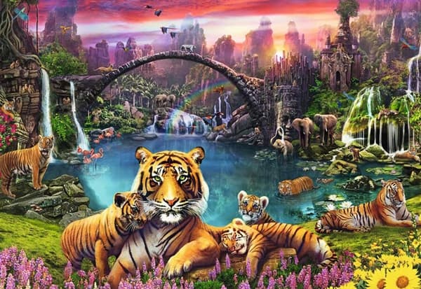 Tiger in Paradise Lagoon