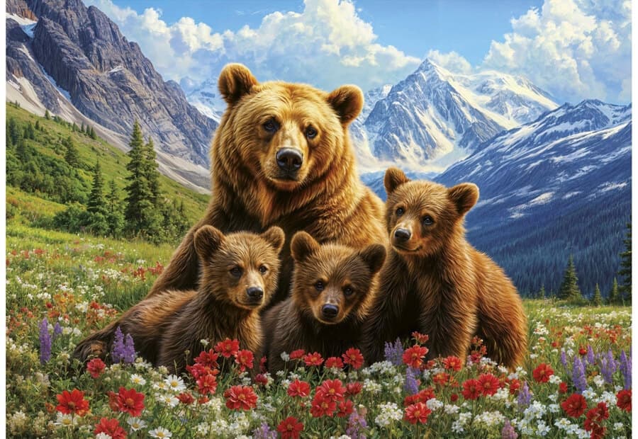 Grizzly Bears In Canada