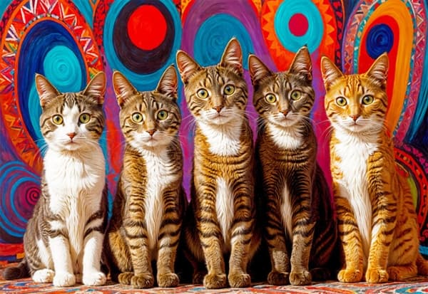 Five Cats