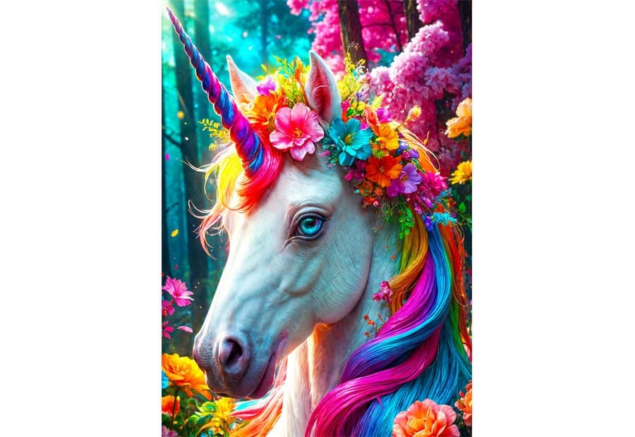 Floral Unicorn