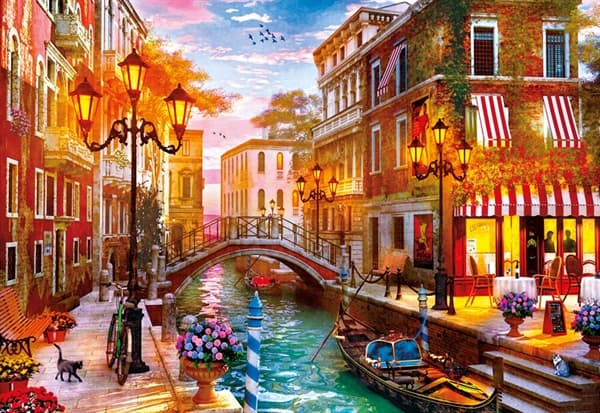 Sunset over Venice