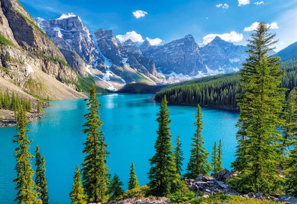 Spring at Moraine Lake, Canada