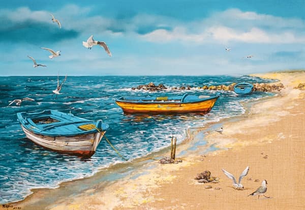 Morning at the Seaside