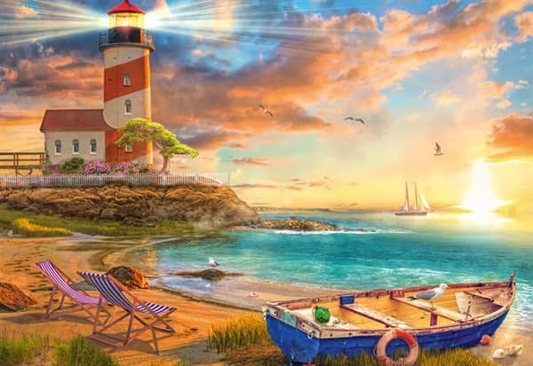 Sunset over Lighthouse Bay
