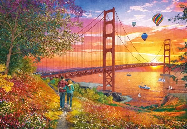 Walking to the Golden Gate Bridge