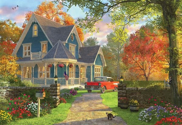 The Blue Country House
