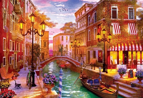 Sunset over Venice
