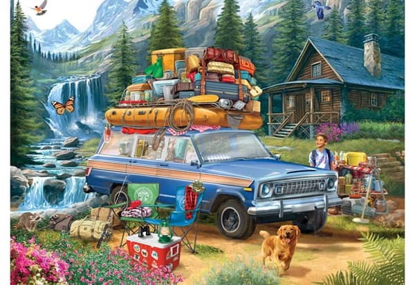 Loading the Jeep Wagoneer