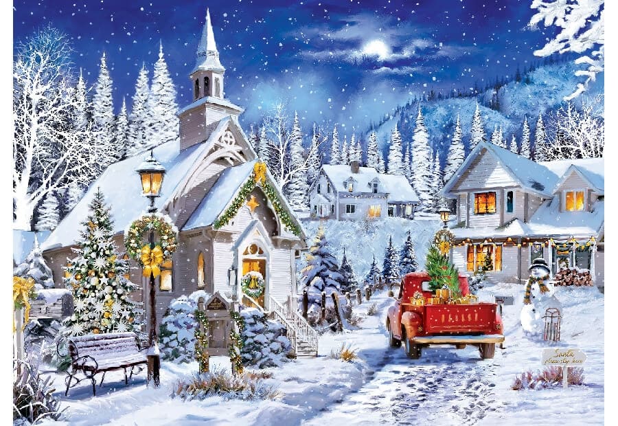 Chapel's Winter Light (Glitter)