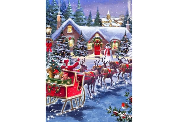 Santa and Sleigh