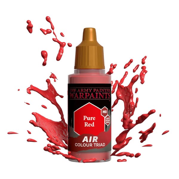 Army Painter Warpaints: Air Acrylics - Pure Red - AW1104
