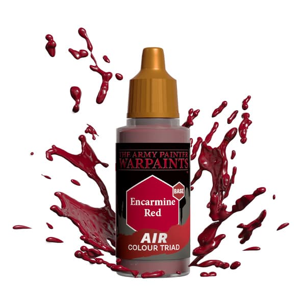 Army Painter Warpaints: Air Acrylics - Encarmine Red - AW3104