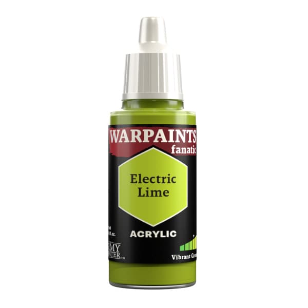 Army Painter Warpaints Fanatic: Acrylics - Electric Lime - WP3058