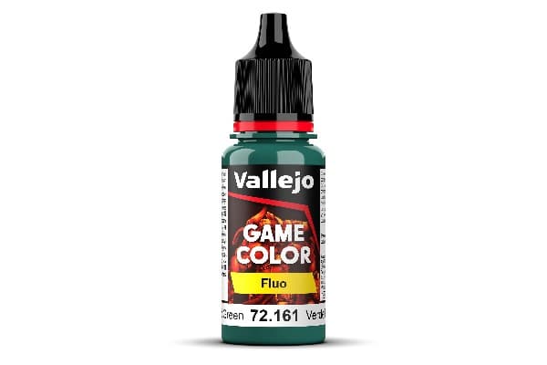 Vallejo Maling - Game Color: Fluorescent Cold Green - 18ml