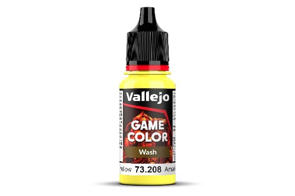 Vallejo Maling - Game Color: Wash - Yellow - 18ml