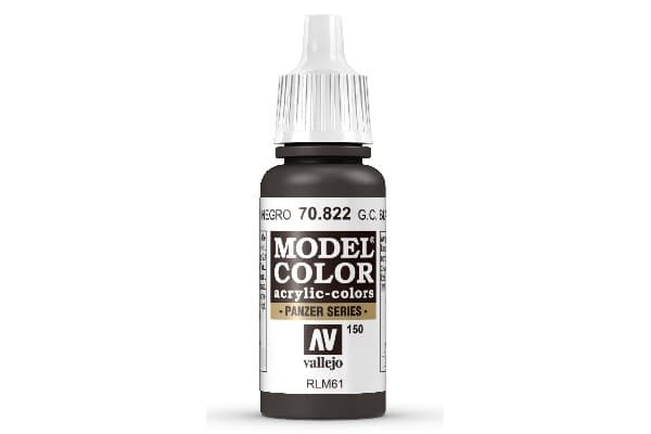 Vallejo Maling - Model Color: Camouflage Black Brown - 18ml