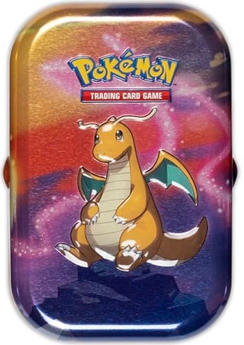 Pokemon Tin Kasse -  Kanto Power Mini Tin: Dragonite (2 Boosters, Billedkort & MÃ¸nt)