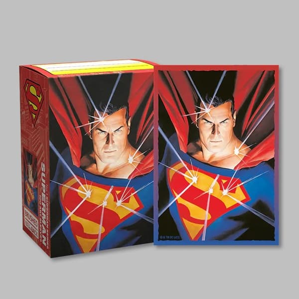 Dragon Shield Deck Protectors - Brushed Art Sleeves: Superman - 100 lommer - Dragonshield - Sleeves #AT-16095