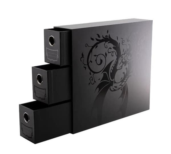 Dragon Shield - Fortress Card Drawers: Black - (Dragonshield) - AT-33707