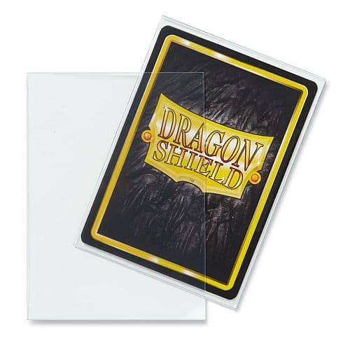 Dragon Shield Deck Protectors - Classic: Clear (Gennemsigtig) - 100 lommer - Dragonshield - Sleeves #AT-10001