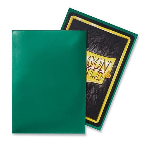 Dragon Shield Deck Protectors - Classic: Green (GrÃ¸n) - 100 lommer - Dragonshield - Sleeves #AT-10004