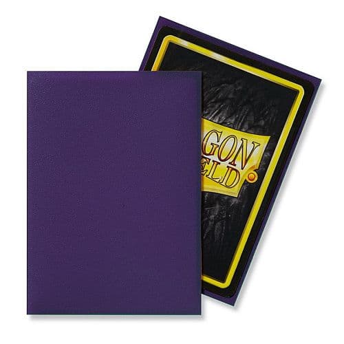 Dragon Shield Deck Protectors - Matte: Purple (Lilla) - 100 lommer - Dragonshield - Sleeves #AT-11009