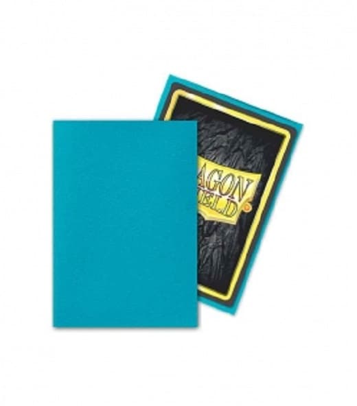 Dragon Shield Deck Protectors - Matte: Turquoise - 100 lommer - Dragonshield - Sleeves #AT-11055