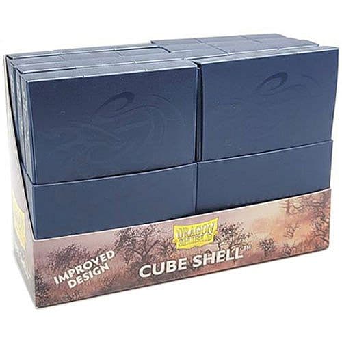 Dragon Shield Cube Shell (Deck Box) - Midnight Blue - Plads til 8x20 kort i lommer - Dragonshield #AT-30556