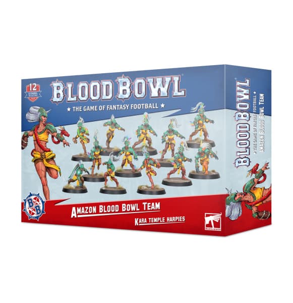 Blood Bowl - Team: Amazon - Kara Temple Harpies - 99120999016