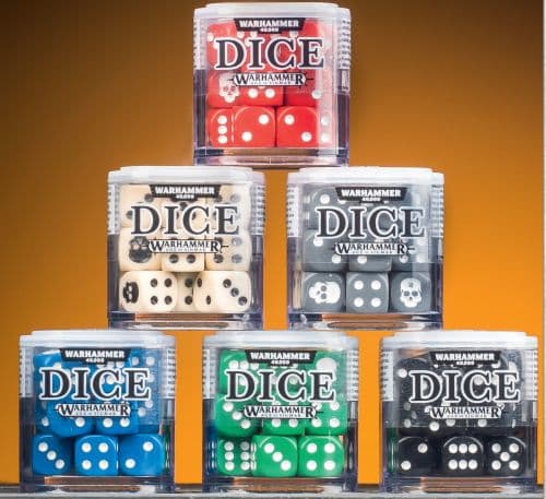 Terninger - Warhammer Dice Cube (20 x 12mm d6) - 9922999914206