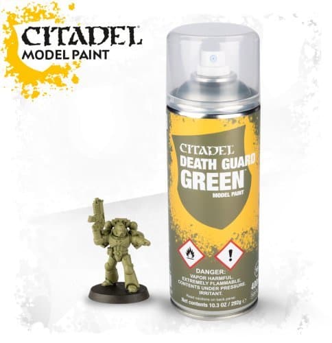 Citadel Primer Spray: Death Guard Green (Citadel Base) - 8020999908806