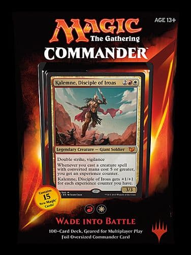 Magic Commander 2015 [EDH] Multiplayer Deck - RÃ¸d-Hvid: Wade into Battle - 100 kort - 15 Nye Kort