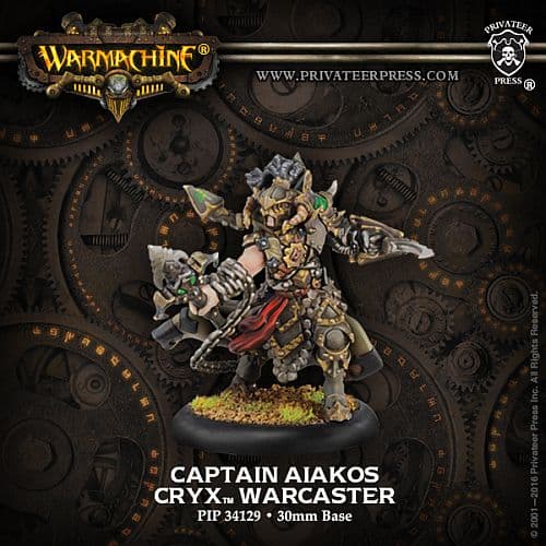 Cryx: Captain Aiakos - Warcaster (1) - PIP+34129