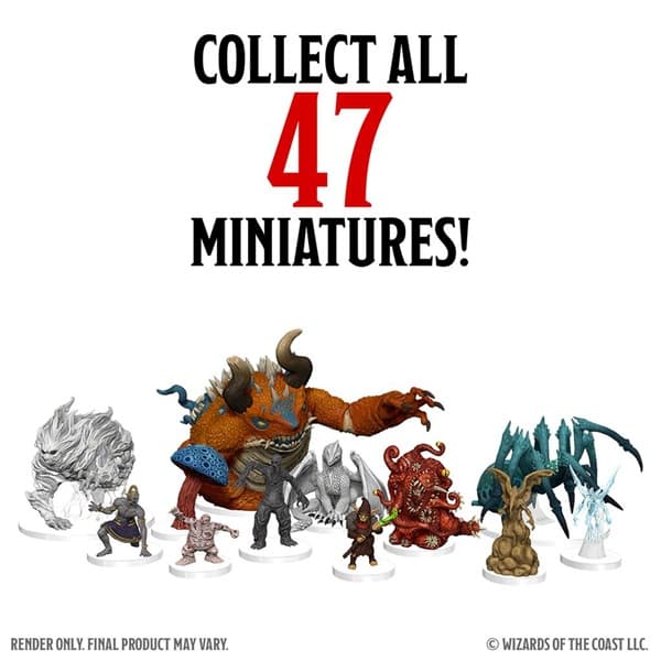 D&D - Fantasy Miniatures - Icons Of The Realms: Monster Manual Collection 2 - Booster Brick (40 Figurer)