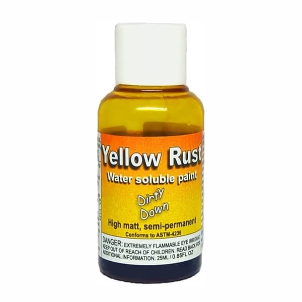 Dirty Down - Water Soluble Paint: Yellow Rust Effect 25ml