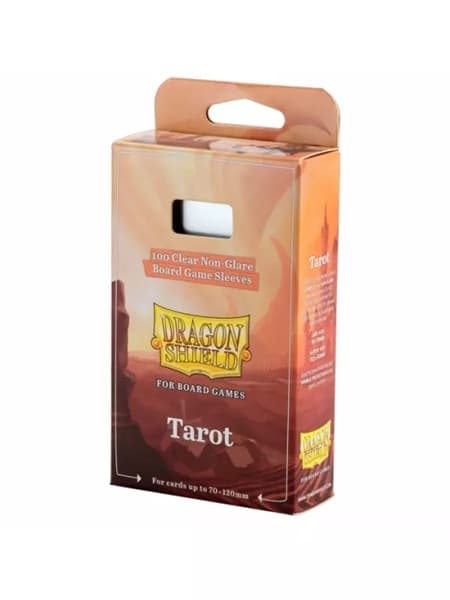 Dragon Shield Deck Protectors - Clear Non-Glare Board Game Sleeves: Tarot - 100 lommer - Dragonshield - Sleeves #AT-60208