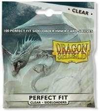 Dragon Shield Deck Protectors - Perfect Fit Clear Sideloading (Til Standard/63x88mm kort) - 100 lommer - Dragonshield - Sleeves #AT-13101