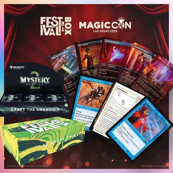 Secret Lair: MagicCon Festival in a Box: Las Vegas 2026 (Mystery Booster 2 Box/Display + Promos)