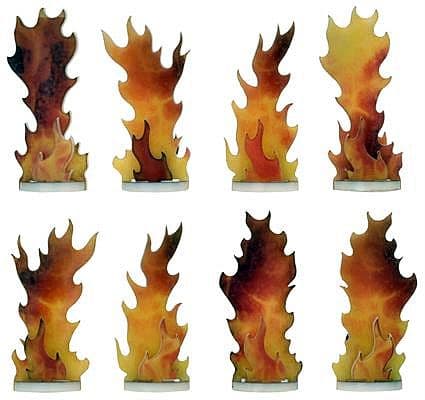 Flames of War - Tilbehør - Destroyed Markers