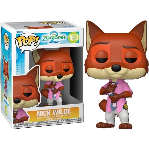 Funko Pop: Disney - Zootopia 2 - Nick Wilde #1653 - Vinyl Figure 9cm