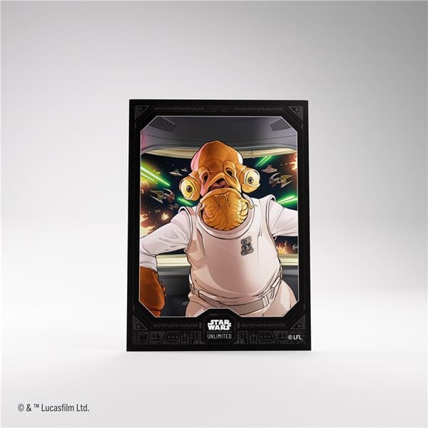 Gamegenic - Star Wars: Unlimited - Jump to Lightspeed - Art Sleeves - Admiral Ackbar (60+1 Kortlommer)