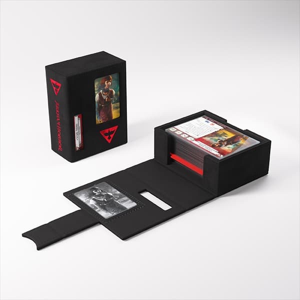 Gamegenic - Deck Box: Arkham Horror: The Card Game: Deck Tome (New Edition): Red (RÃ¸d, Survivor)