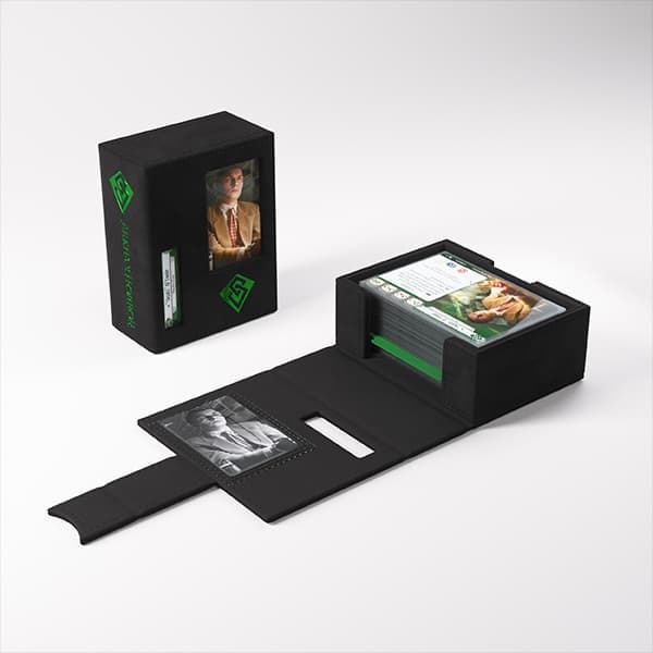 Gamegenic - Deck Box: Arkham Horror: The Card Game: Deck Tome (New Edition): Green (GrÃ¸n, Rogue)