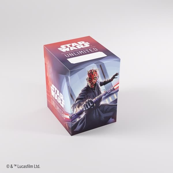 Gamegenic - Deck Box: Star Wars: Unlimited - Legends of the Force - Soft Crate - Darth Maul