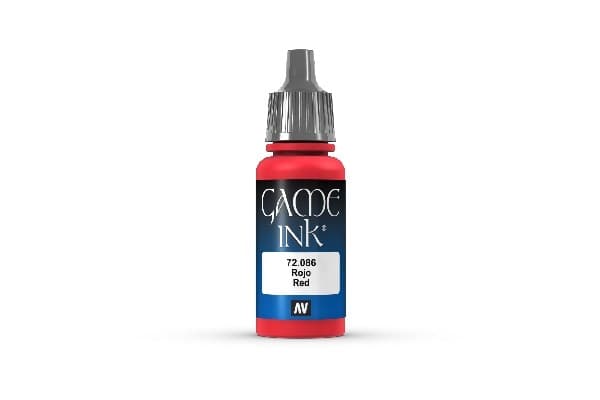 Vallejo Maling - Game Color: Ink - Red - 17ml