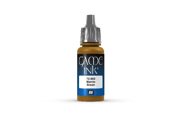 Vallejo Maling - Game Color: Ink - Brown - 17ml