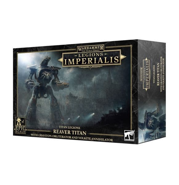 Legions Imperialis - Titan Legions - Reaver Titan with Graviton Obliterator and Volkite Annihilator - 99122699036