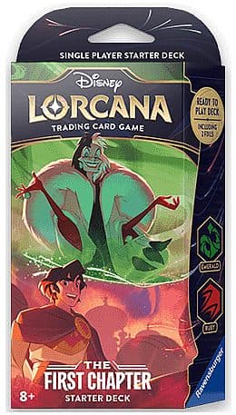 Disney Lorcana TCG: Set 01 - The First Chapter - Starter Deck: Emerald/Ruby (Cruella & Aladdin)