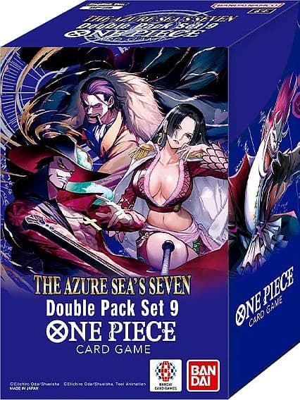 One Piece Card Game: OP14-EB04: The Azure Sea's Seven - DP09 Double Pack Set (2 Boosters)