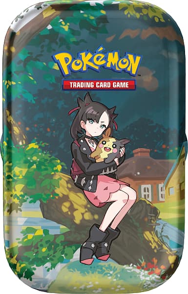 Pokemon Crown Zenith Mini Tin: Marnie & Morpeko
